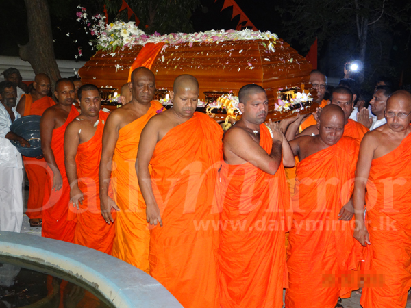 Prelate’s remains at Kirivehara