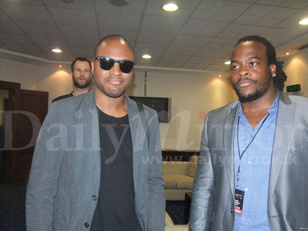 Taio Cruz also arrives