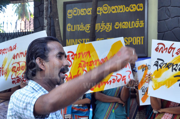 Protest against move to relocate Transport Ministry