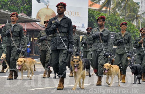 Victory Day rehearsals at Galle Face Green