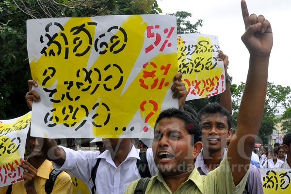 Medical students protest