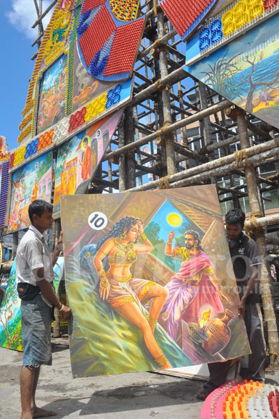 Final touches for Vesak