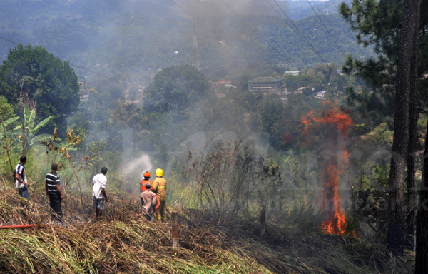 Fire in Nadukarakanda Reserve