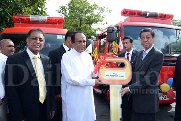 Fire fighting vehicles from Japan