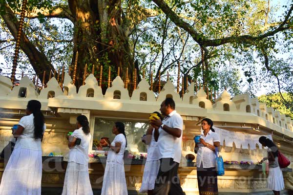 Religious observances on Ill Poya day