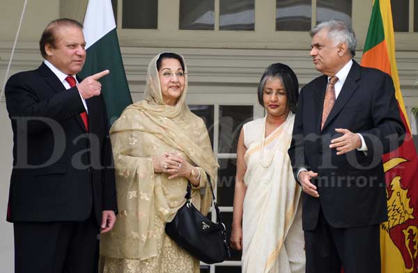 Sharif meets Ranil