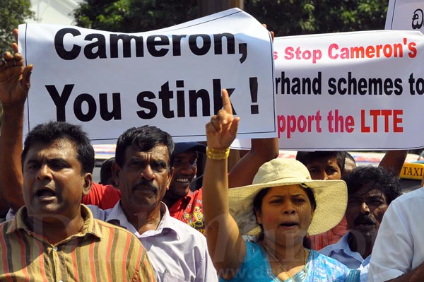 Video: Protest against Cameron’s comments