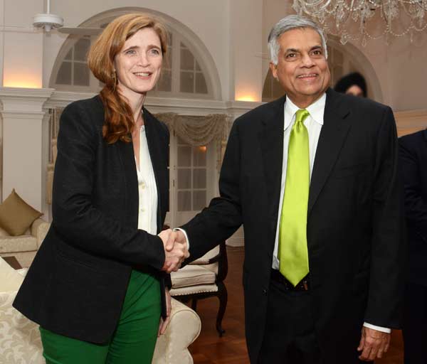 Ranil meets Samantha Power