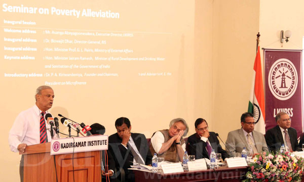 Seminar on poverty alleviation