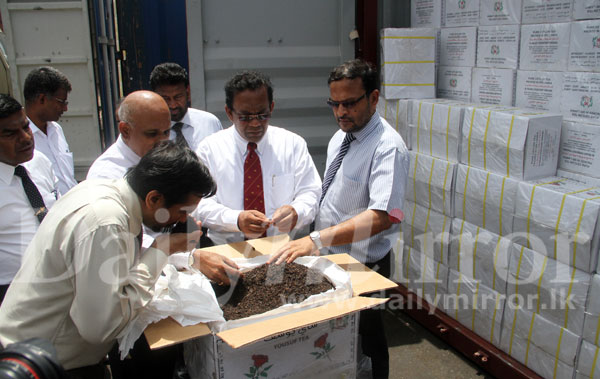 Customs seize another stock of refuse tea