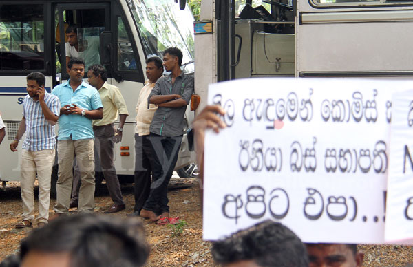 Protest to protect bus services