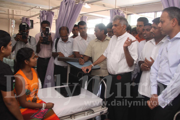 Ranil visits Achala