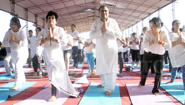 First Int'l Yoga Day in Colombo