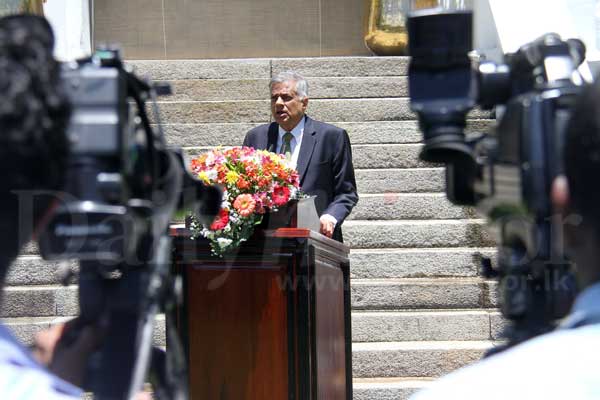 Video: Ranil addressing media