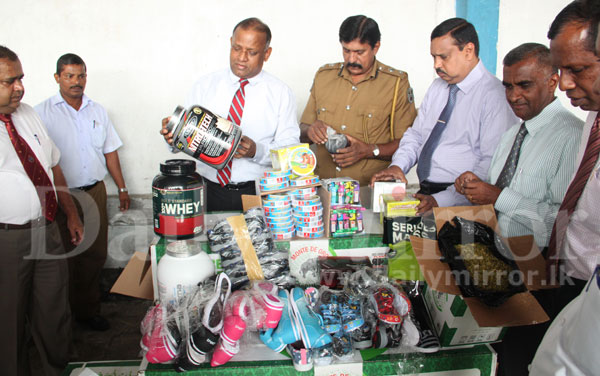 Customs seize Rs.50 Mn worth goods