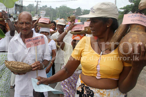 Protest against seed act