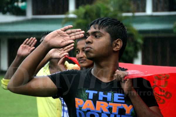 May Day rehearsal