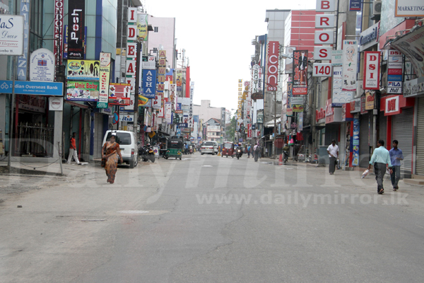 Colombo deserted