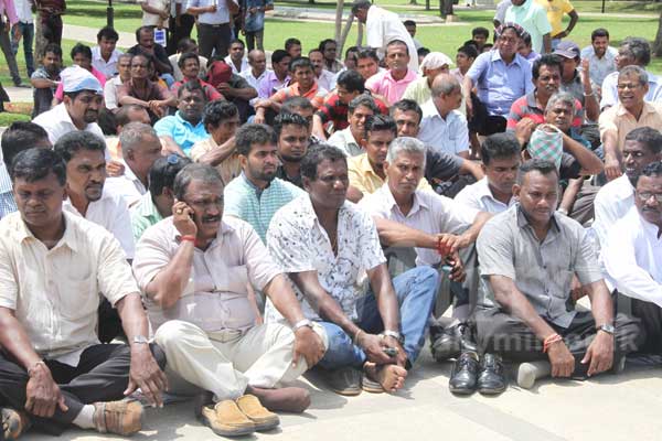 Protest against former Transport Minister