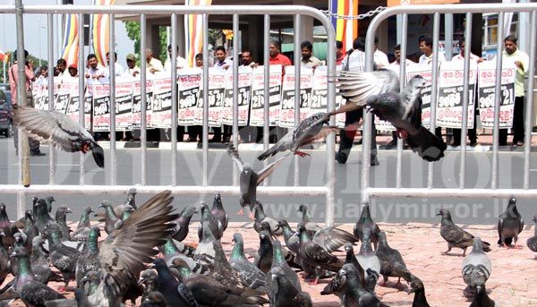 TUCC protest at Borella