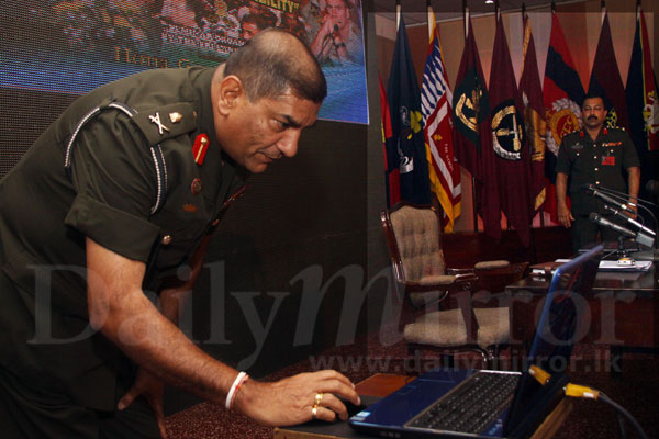 Website launch by Army Commander