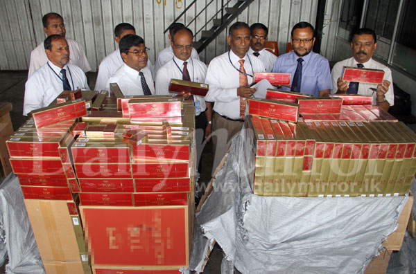 Rs.43mn worth illicit cigarettes seized