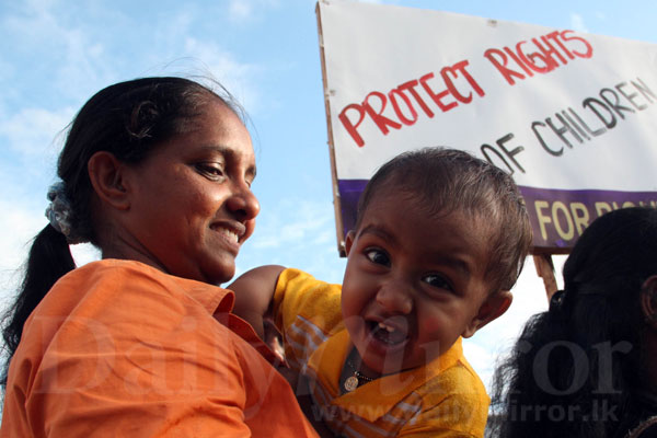 Walking protest to mark Children’s Day