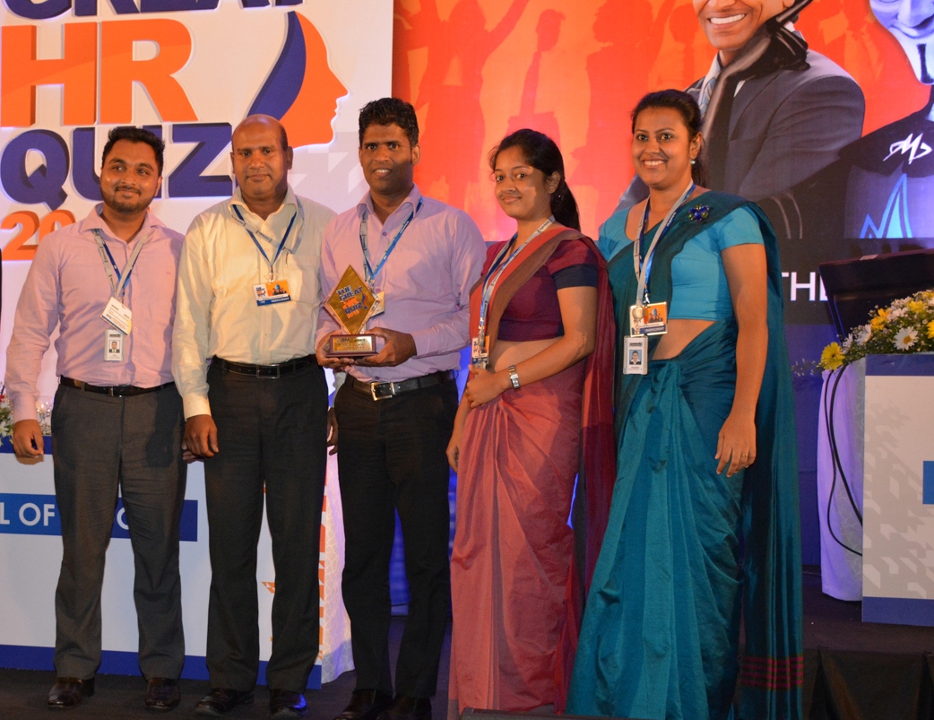 Hameedia defends Textile & Apparel title at the Great HR Quiz 2015  