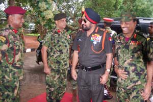 Indian Army Chief in Wanni