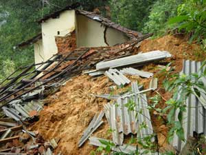 Landslides in Mallawapitiya