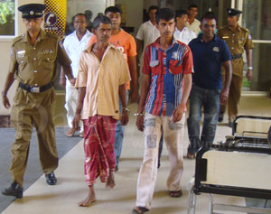 Karandeniya triple murder case suspects remanded