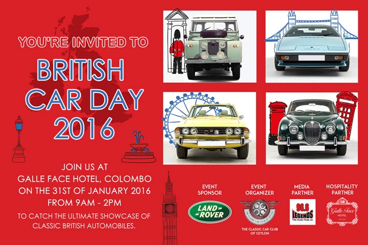 British Car Day 2016 with the Classic Car Club and Land Rover