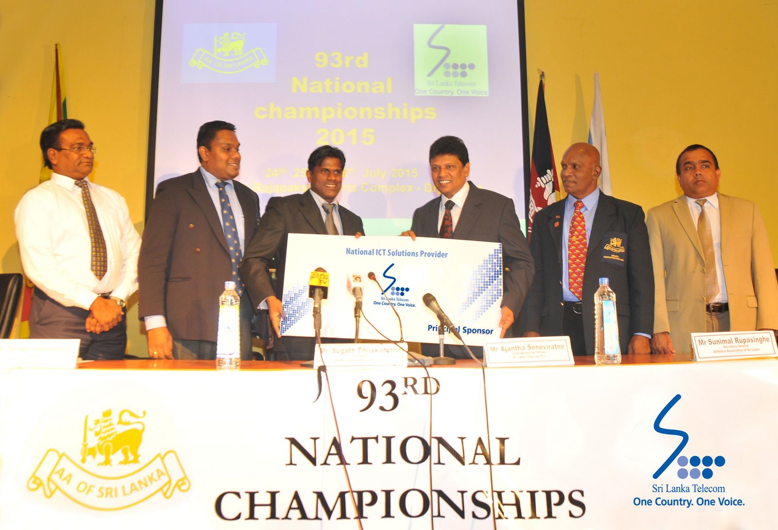 SLT sponsors 94th National Athletic Championships