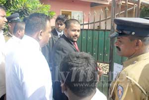 Bathiudeen appears before court