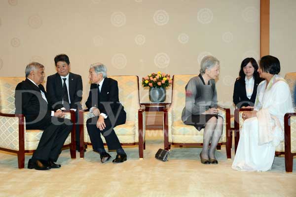 PM meets Japanese Emperor