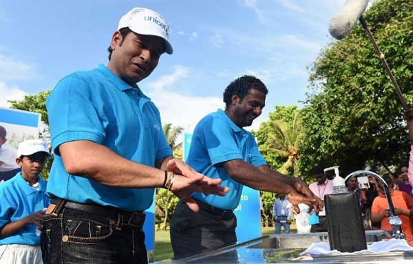 Tendulkar bats for sanitation to save children