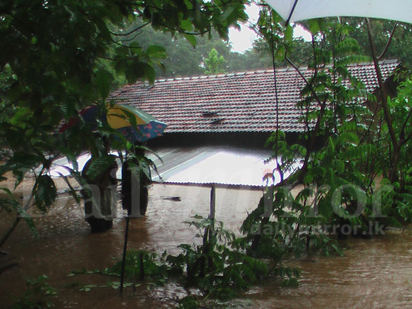 Villages flooded after heavy rains