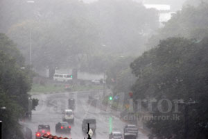 Heavy rains in Colombo