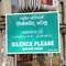 Teacher damages mosque board