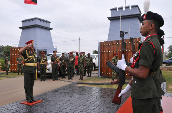 Army Chief in Kilinochchi