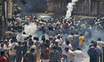 Video: Police fire tear gas 