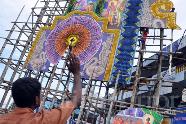 Lighting up for Vesak