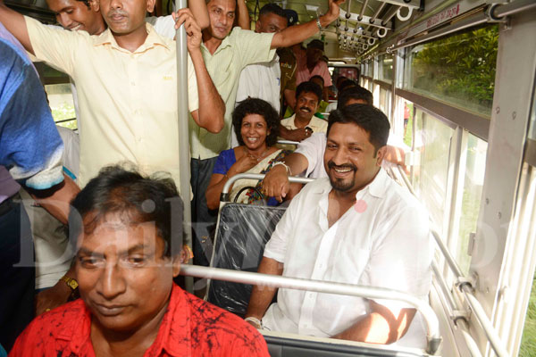 Ruwan inaugurates new bus service