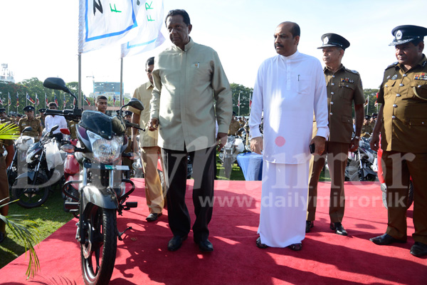 Motorbikes for policemen