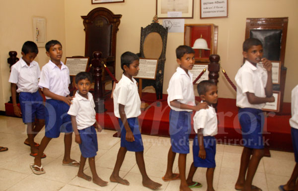 Children from Dambana visit Parliament museum 