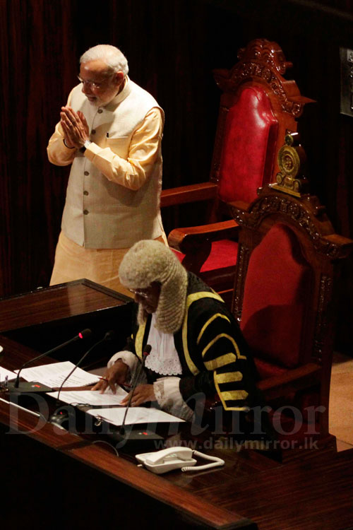 Modi in Parliament