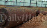 Artillery gun found; hotel work put on hold