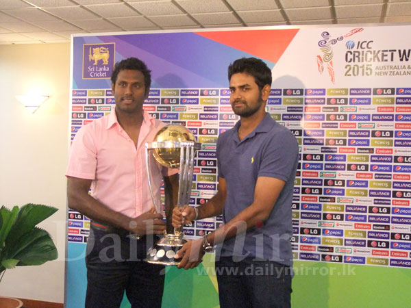 World Cup Trophy in SL