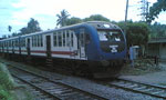 Train blocks Borella-Rajagiriya Road