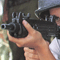 Female soldier shot